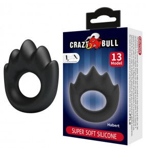 CRAZY BULL - Habert Super Soft Silicon Male Delay Cock Rings (Model 13)